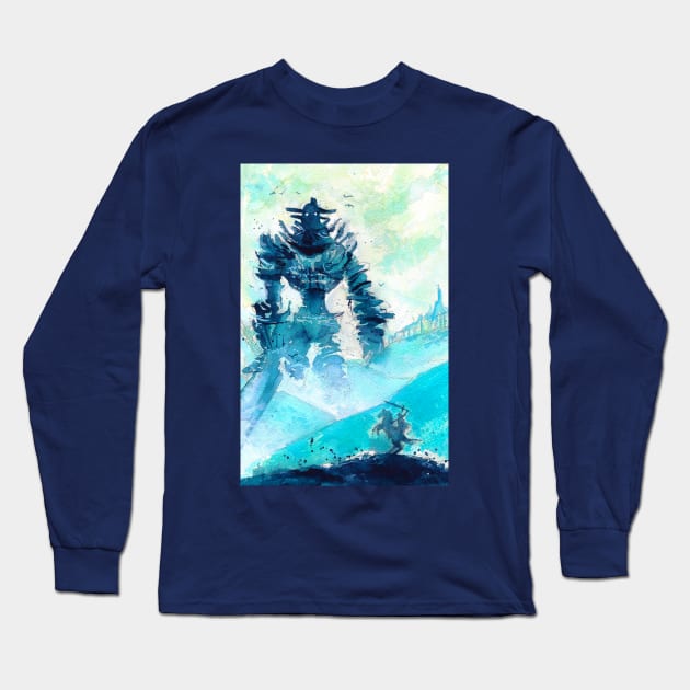 Shadow of the Colossus Long Sleeve T-Shirt by Anii